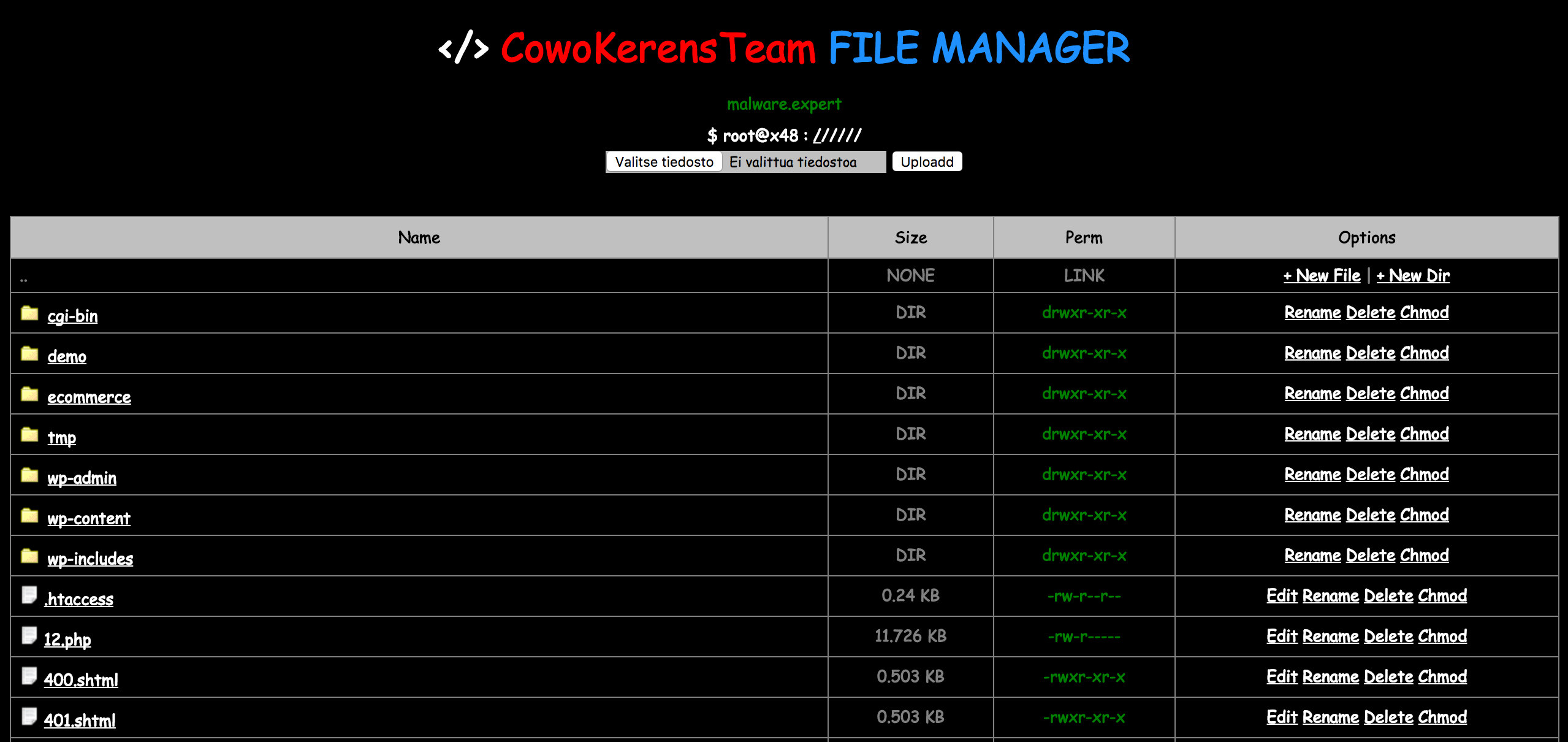 CowoKerensTeam File Manager
