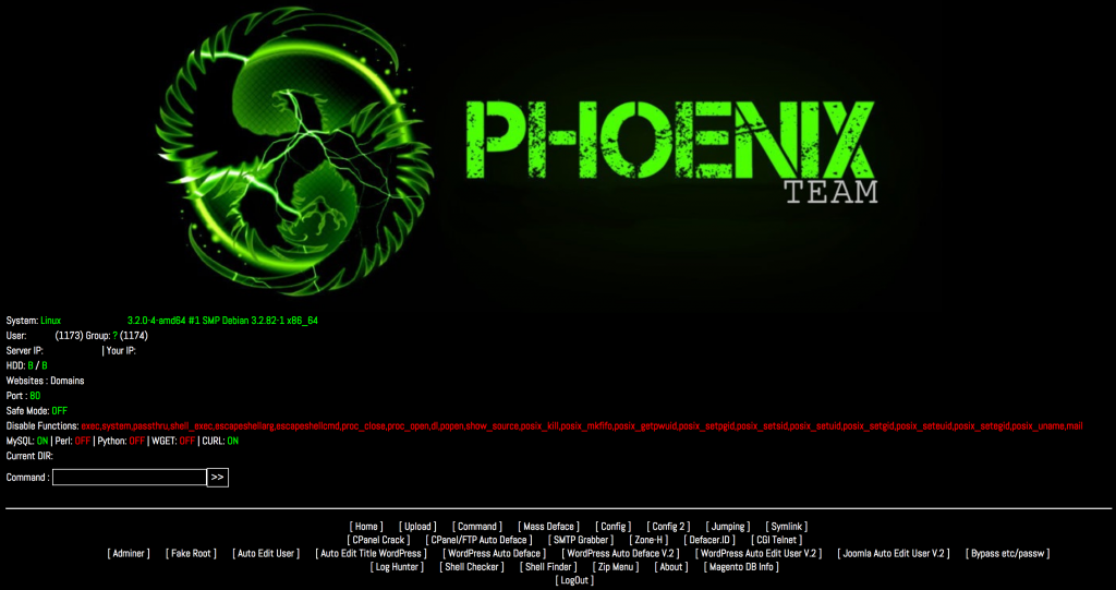 Phoenix WebShell